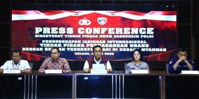 Bareskrim Polri Berhasil Amankan 2 Tersangka TPPO Myanmar