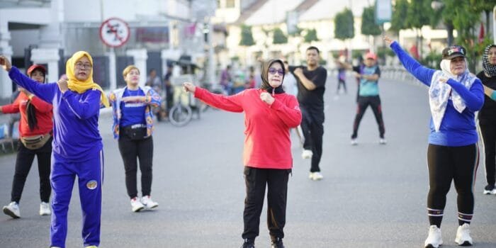 Wabup Labuhanbatu Ajak Masyarakat Ikuti Senam Sehat