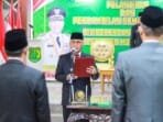 Pj Bupati Apriyadi Lantik Kadis PUPR dan Direktur RSUD Sekayu