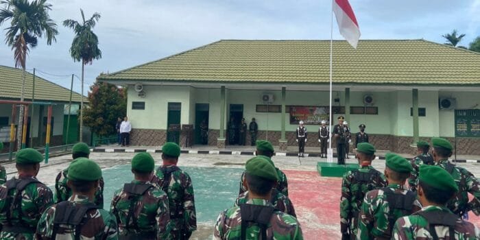 Danrem 182/Jazira Onim Pimpin Upacara Peringatan Hari Lahir Pancasila ke 77