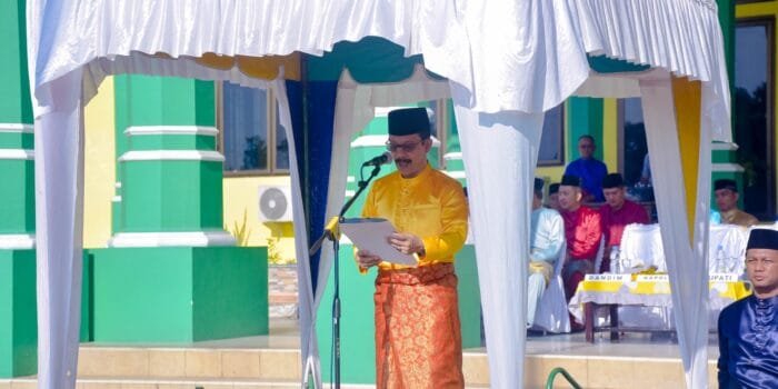 Pimpin Upacara Harlah, Meurah Budiman Bacakan Amanat Presiden