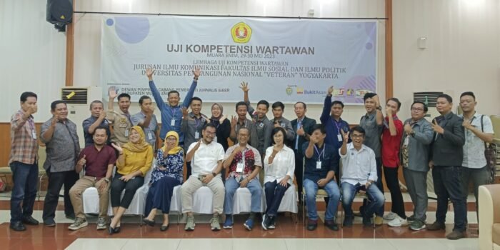 Lembaga Uji UKW UPN ‘Veteran’ Yogyakarta Menguji Wartawan PJS di Muara Enim