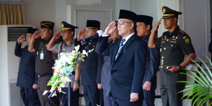 Pj Bupati Muba Apriyadi Pimpin Langsung Upacara Hari Lahir Pancasila