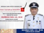 Pj Bupati H Apriyadi: Mari Dukung Musmulyadi Raih Penghargaan Kepala Desa/Lurah Se-Indonesia di Bidang Hukum dan Ham