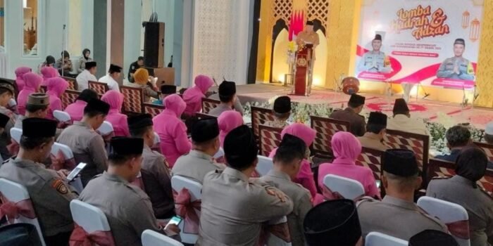 Hadiri Lomba Hadrah dan Adzan di Polres Tulungagung, Ini Harapan Wabup Gatut Sunu