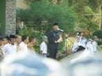 Pimpin Upacara di SMA Negeri 1, Pj Bupati Muba Apriyadi Sampaikan Pesan Ini