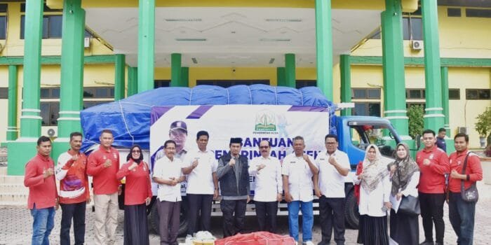 Terima Bantuan Stok Penyangga Siaga Bencana, ini Kata Pj Bupati Aceh Tamiang