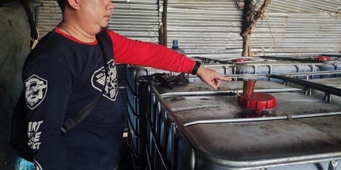 Tempat Penampungan Minyak Illegal di Banyuasin ‘Diobrak Abrik’ Polisi