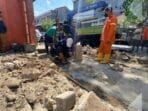 Sering Dikeluhkan Warga, Dinas PU Makassar Lakukan Pemeliharaan Jalan di Bontoala 