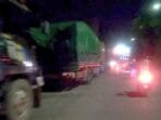 Penumpukan Kendaraan Besar di Jalan Noerdin Panji Bikin Resah
