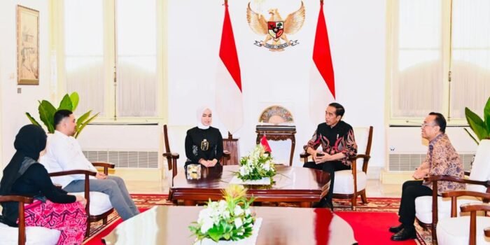 Presiden Jokowi Terima Putri Ariani Peraih Golden Buzzer AGT 2023