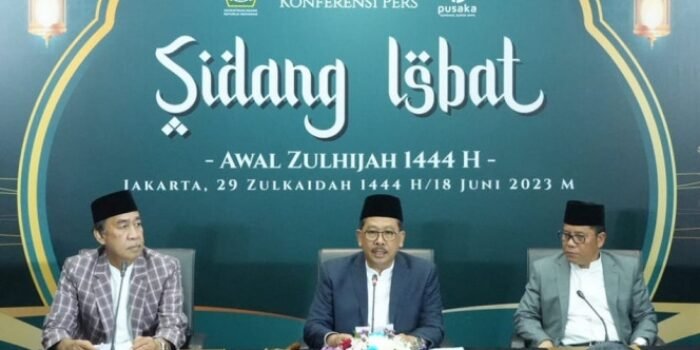 Hasil Sidang Isbat, Pemerintah Tetapkan Iduladha 1444H Jatuh pada 29 Juni 2023