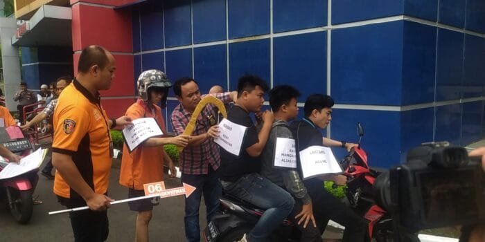 Polisi Gelar Rekontruksi Tawuran Sebabkan Pelajar Tewas