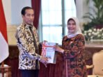 Presiden Jokowi Terima Laporan Hasil Pemeriksaan atas LKPP dan IHPS II Tahun 2022