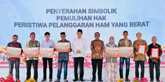Presiden Jokowi Luncurkan Program Pemulihan Hak Korban Pelanggaran HAM Berat, Untuk Pulihkan Luka Bangsa