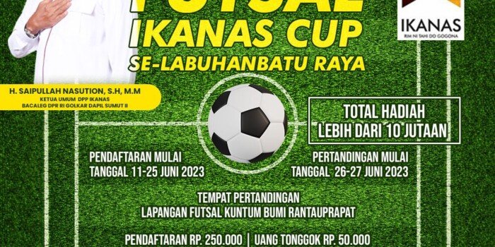 Pendaftaran Turnamen Futsal Ikanas Cup Di Perpanjang 11 Sampai 25 Juni 2023