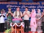 Bupati Ogan Ilir, Dampingi Gubernur Herman Deru Pembukaan Jambore Pemuda Daerah 2023 Sumsel