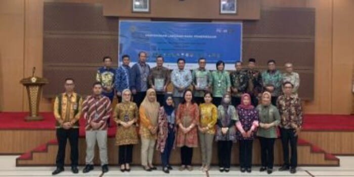 Bupati Empat Lawang Joncik Muhammad Terima WTP dari BPK RI Perwakilan Sumsel