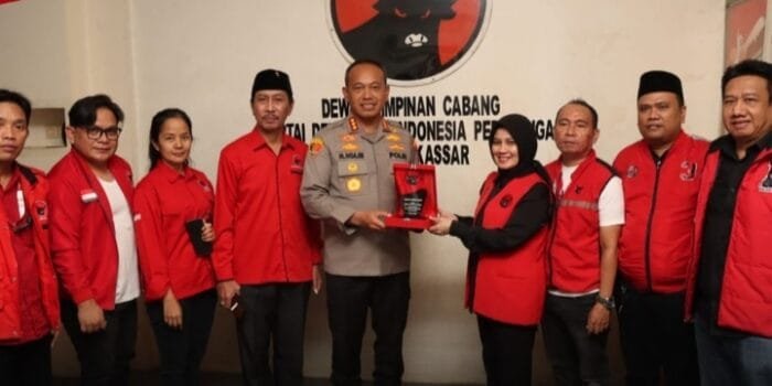 Kunjungi Kantor Parpol, Kapolrestabes Makassar Bahas Pemilu yang Damai