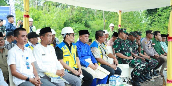 Bersama BPPW Kepri, Pemkab Lingga Ground Breaking Optimalisasi SPAM di Kecamatan Singkep Pesisir