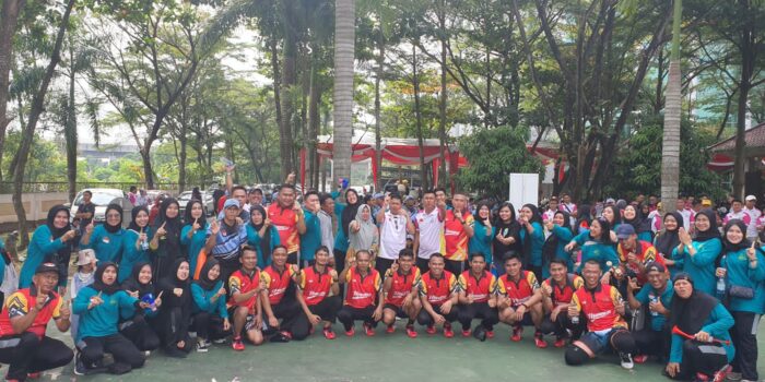 POR Hari Bhakti Adhyaksa ke 63, Tim Volly Putra Kejari Prabumulih kembali Jadi Jawara