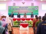 Pj.Bupati Muba Hadiri Pelantikan Rektor Institut Rahmaniyah Sekayu