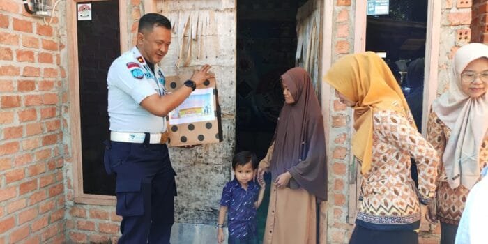 Semarak Hari Kemenkumham ke-78, Rutan Prabumulih Gelar Bakti Sosial Pengentasan Stunting