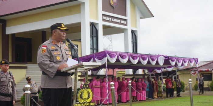37 Personil Polres Kapuas Hulu Naik Pangkat, Satu Personil Naik Pangkat AKP ke Kompol