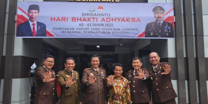 Dirut PT MJL Hadiri Dirgahayu Hari Adhyaksa Ke 63 Tahun 2023 Kejari Kabupaten Labuhanbatu