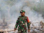 Dandim 1206/ Putussibau Letkol Inf Sri Widodo Patroli Pencegahan Karhutla di Embaloh Hilir