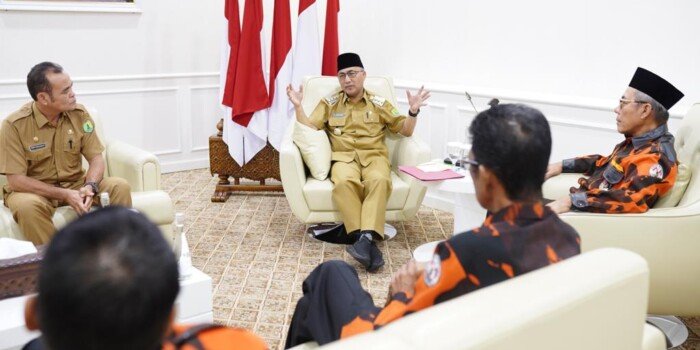 Pj Bupati Muba Ajak Organisasi Pemuda Pancasila Sinergi Bangun Daerah