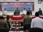 Paripurna DPRD Tanah Datar Sepakati KUA dan PPAS APBD TA 2024