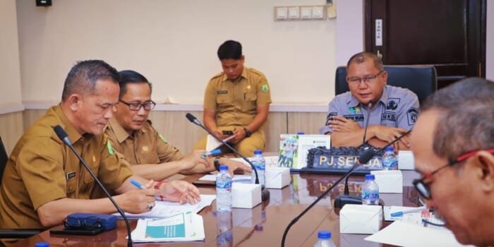Pj Sekda Muba Pimpin Rapat Persiapan Penyusunan Laporan Capaian Kinerja Pj Bupati Muba