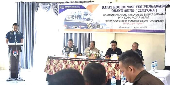 Imigrasi Muara Enim Rakor Timpora di Pagar Alam