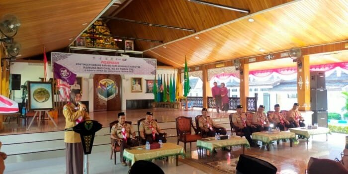 Waka Mabicab Batanghari Zulva Fadhil, Lepas 42 Kontingen Pramuka Menuju Cibubur