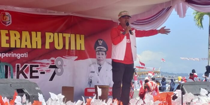 Gebyar Merah Putih Jelang Hut RI Ke-78, Bupati Fakfak Ajak Seluruh Masyarakat Barsatu.