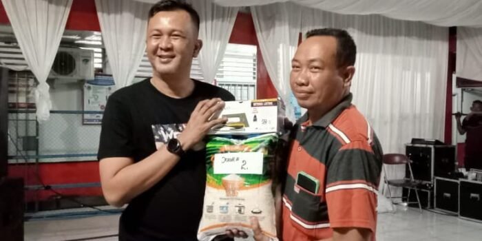 Rayakan HUT RI Ke-78, Rutan Kelas IIB Prabumulih Gelar Gaple Berhadiah dengan Insan Pers