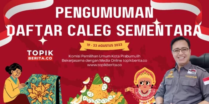 KPU Prabumulih Umumkan Penetapan Caleg Sementara, Ini Daftarnya
