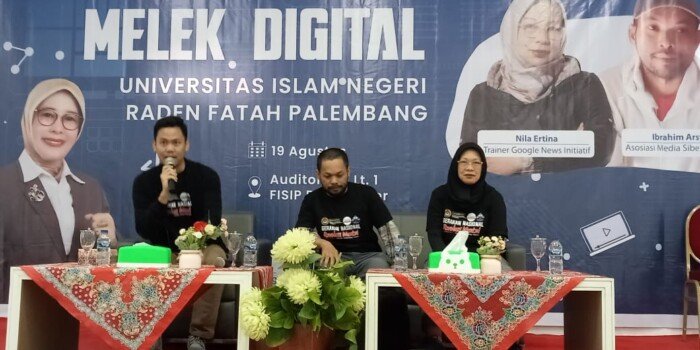 Antusiasme Mahasiswa UIN Raden Fatah Palembang Ikuti Pelatihan Melek Digital