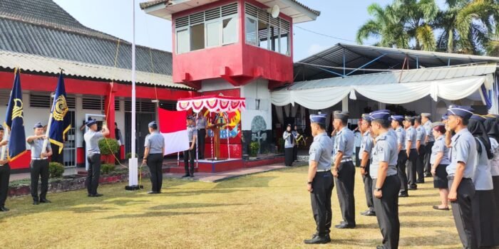 Rutan Prabumulih Gelar Upacara dan Syukuran Peringatan Hari Kemenkumham (HDKD) Ke-78 