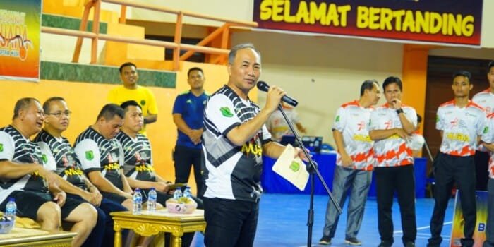 Kejuaraan Bulutangkis Piala Kemerdekaan Turut Semarakkan HUT RI ke-78 di Muba