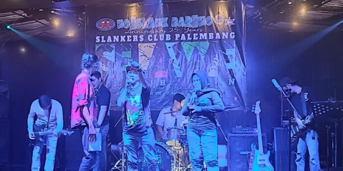 HUT 25 Tahun Slankers Palembang, Gelar Acara Musik Bertajuk “SLAWE NGESLANK BARENG”