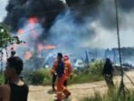 Lagi, Diduga Gudang Penimbunan Minyak Ilegal Terbakar