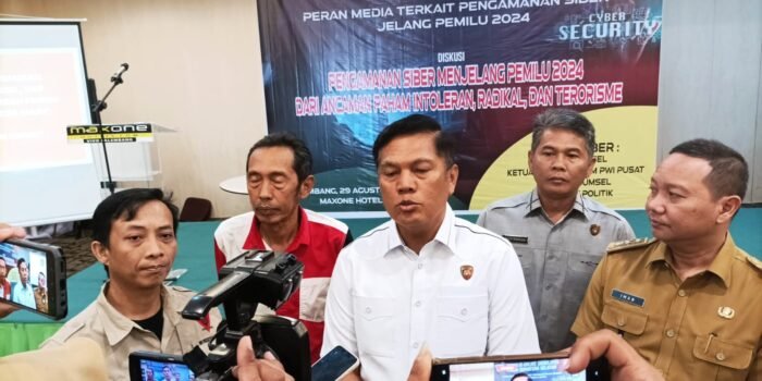 Sambut Pemilu 2024, Jurnalis Online Sriwijaya ‘Gandeng’ Polda Sumsel Gelar Diskusi