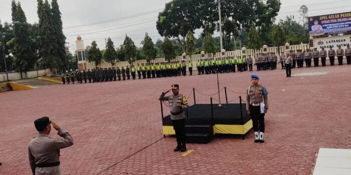 Polres Aceh Tamiang Gelar Apel Pasukan Operasi Zebra Seulawah 2023