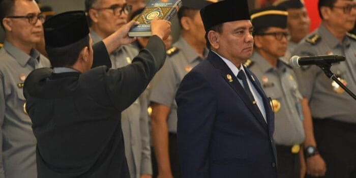 Dulu Berstatus Anggota Polri, Kini Sekjen Kemenkumham Dilantik Menjadi ASN