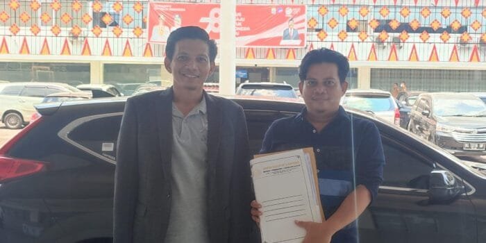 Fikri Laporkan SPH 594 yang Terbit Diatas Lahan DAS ke Wali Kota Palembang