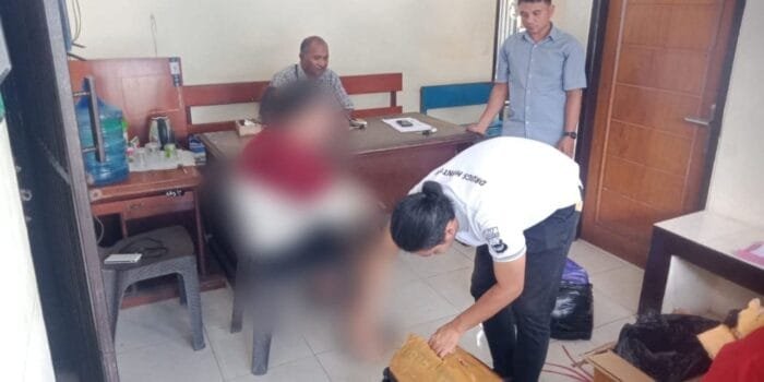 Kapolsubsektor Kawasan Pelabuhan Laut Fakfak Amankan Puluhan Liter Miras Lokal