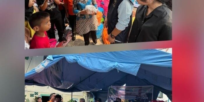 Yaser Salurkan Bantuan Korban Kebakaran di Kelurahan 4 Ulu
