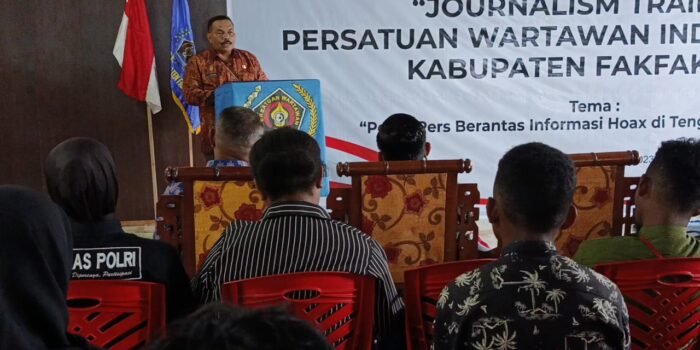 PWI Fakfak Gelar Pelatihan Jurnalistik Berantas Informasi Hoax 